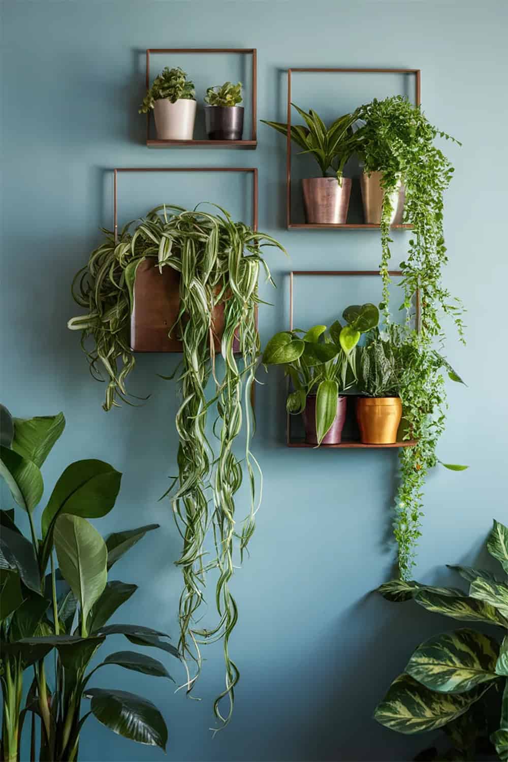 Floating Frames For Wall Mounted Plant Hanging