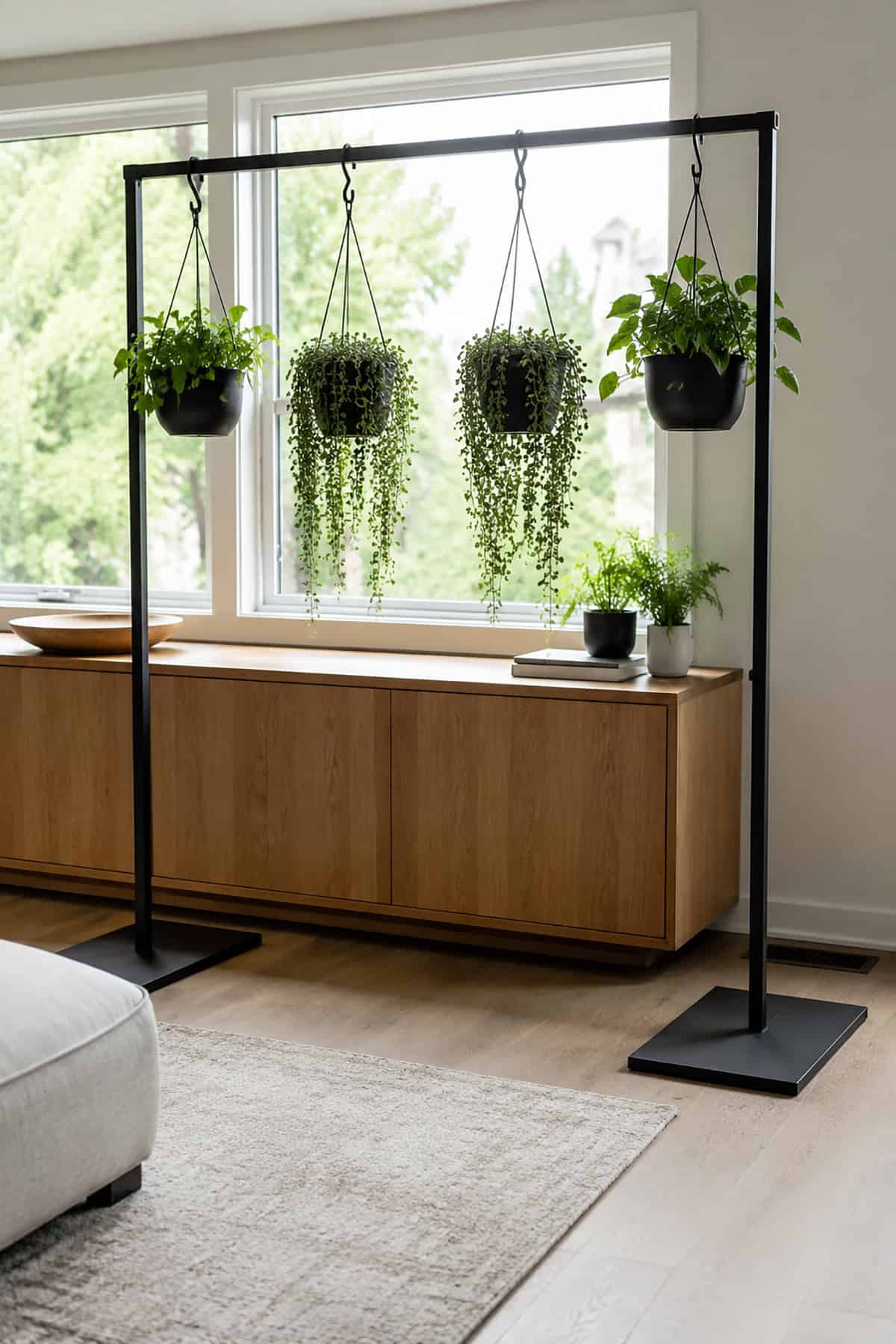 Freestanding Frames For Hanging Plants