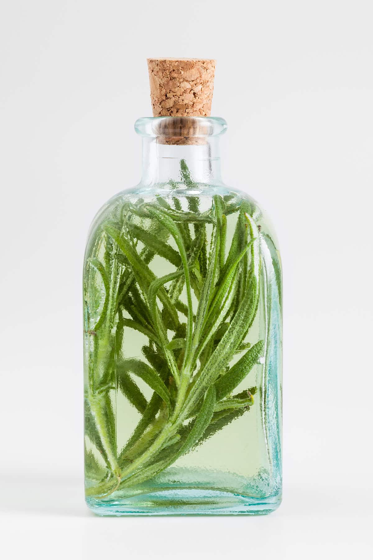 Making Rosemary Infused Vinegar