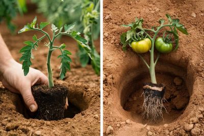Plant Tomatoes Sideways or Bury Deeply