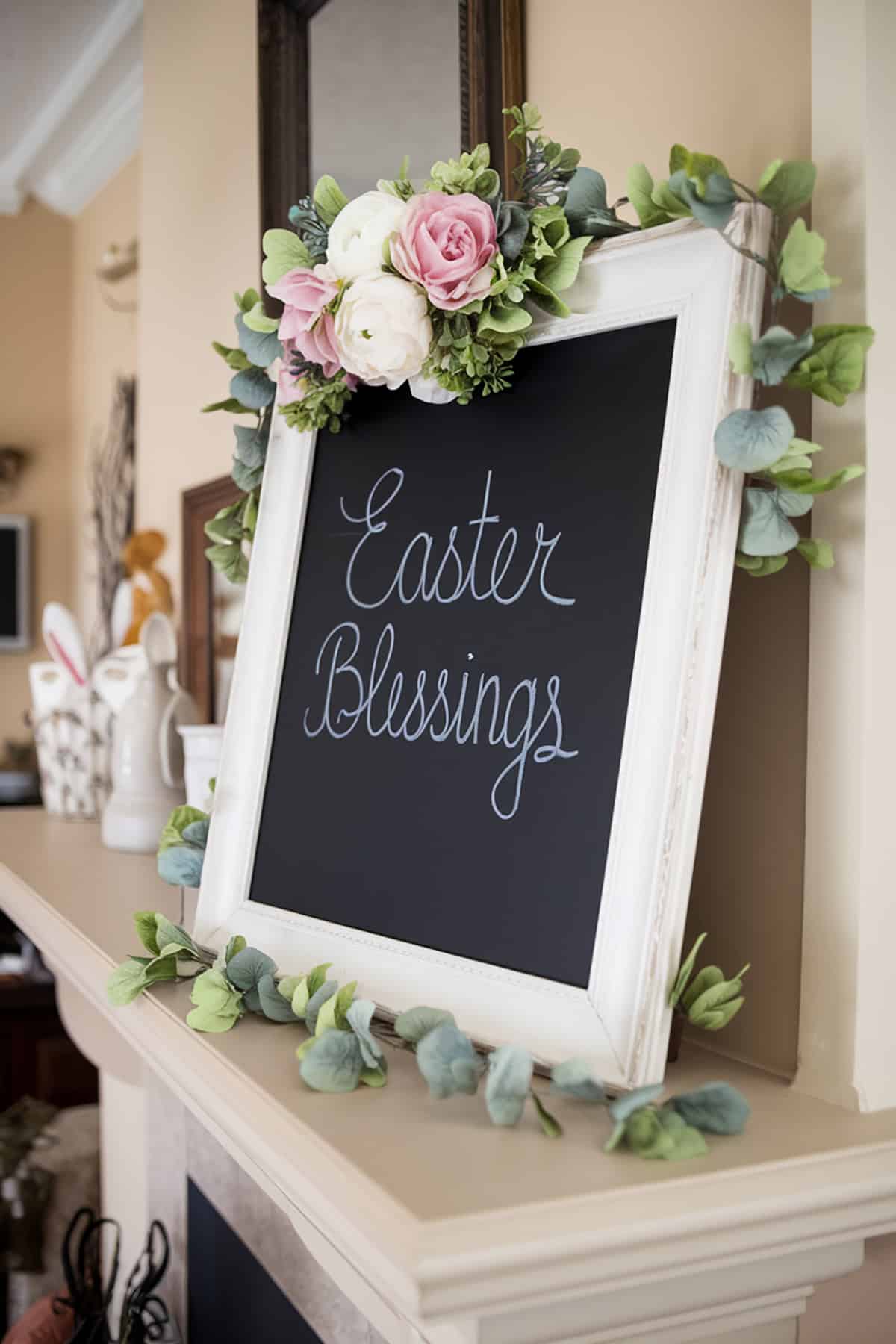 Chalkboard Easter Message