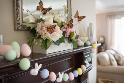 Easter Mantel Decor Ideas