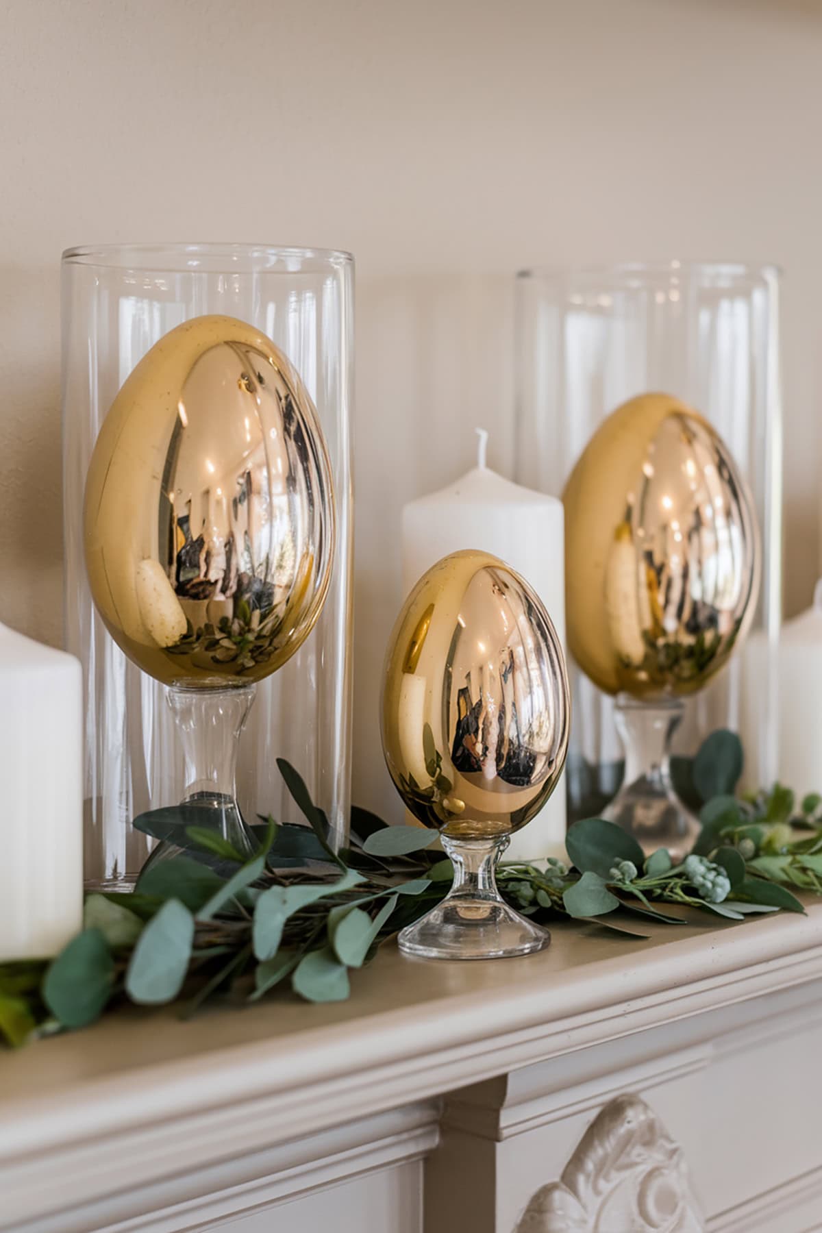 Golden Egg Mantel