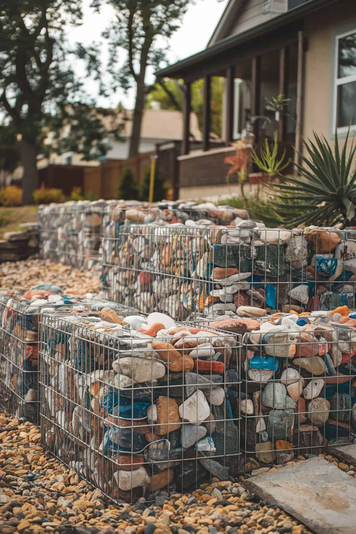 Gabion Garden Wall