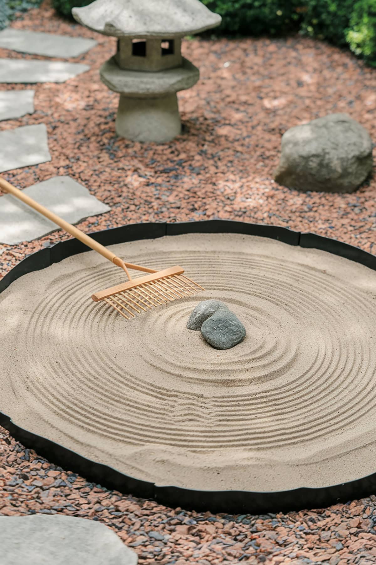 Sand Garden Patio Feature