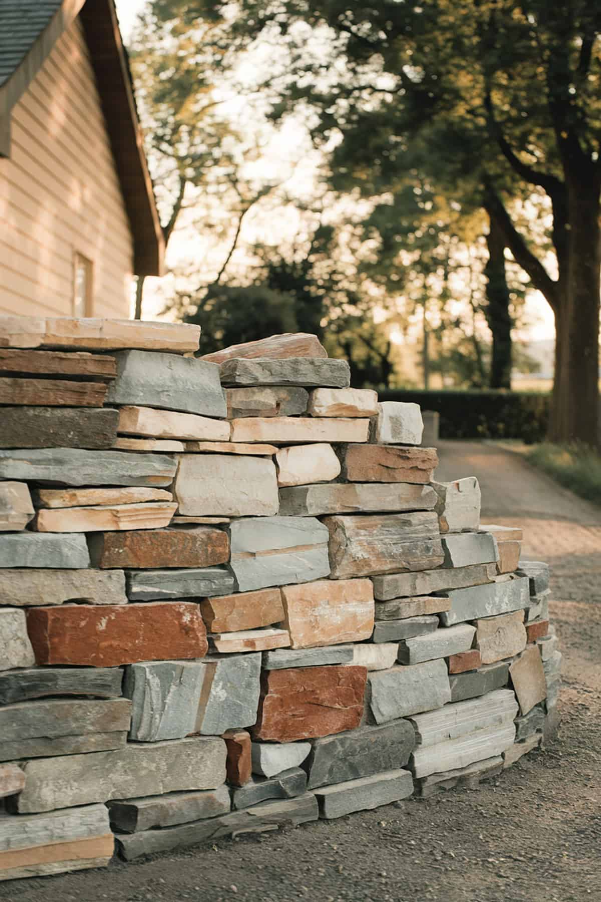 Stone Garden Wall