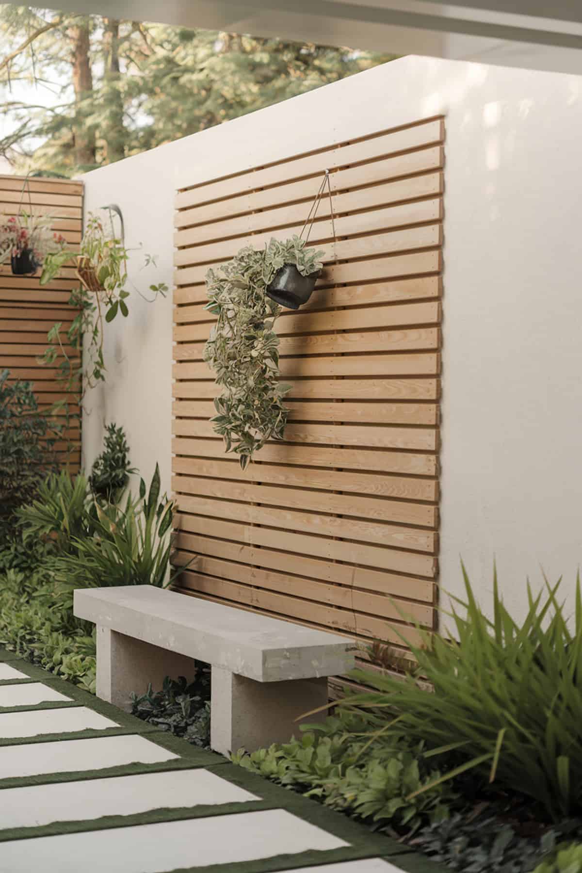 Wooden Slat Wall