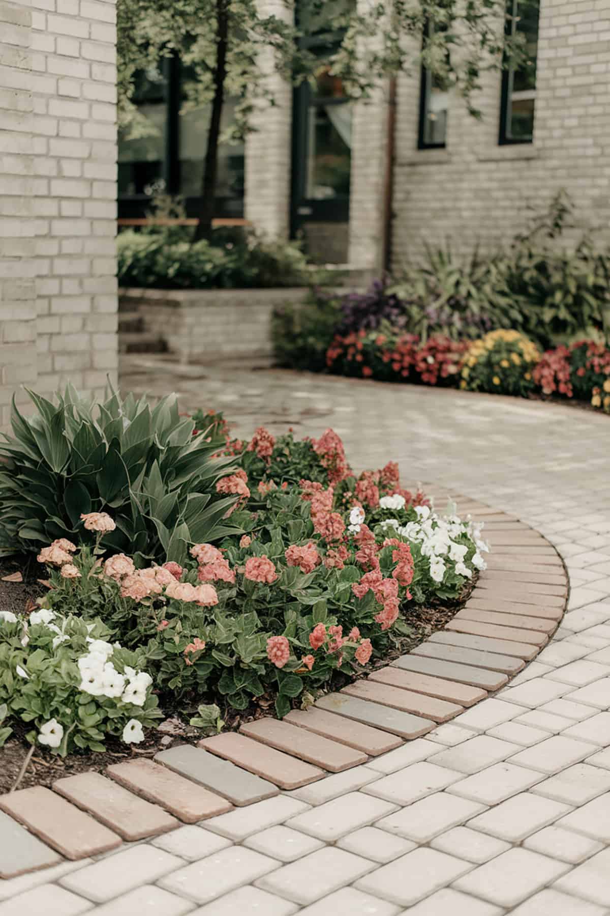 Curved Brick Edging