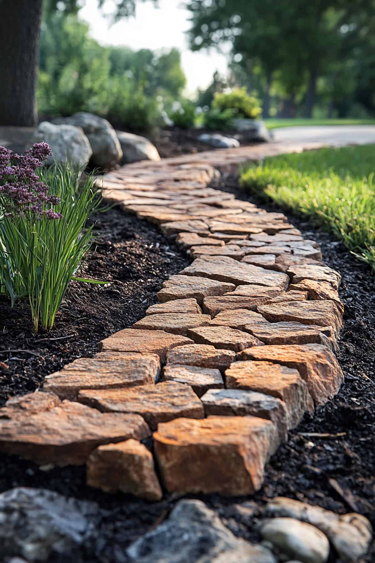 Staggered Brick Edging