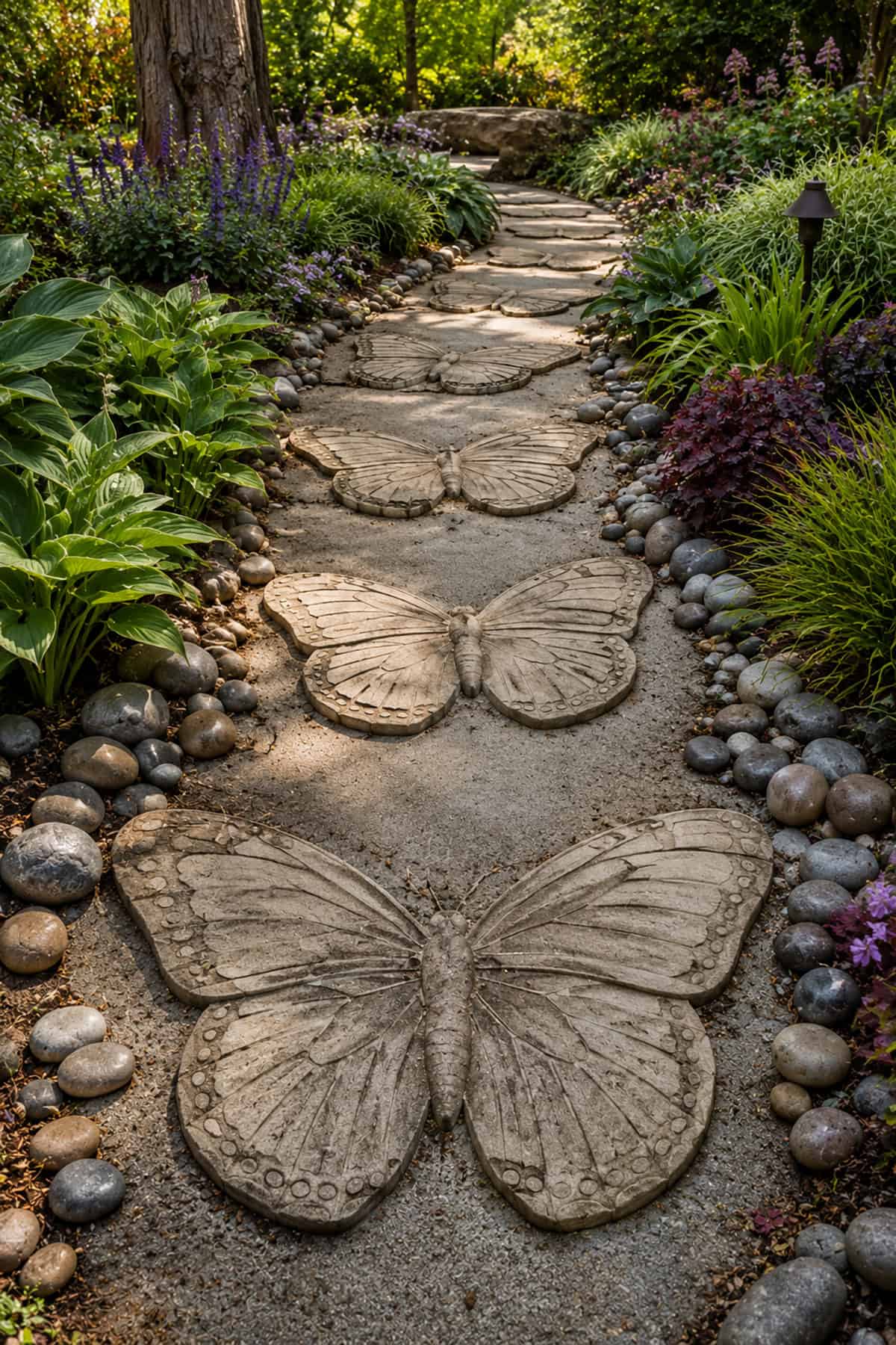 Butterfly Shaped Stepping Stones