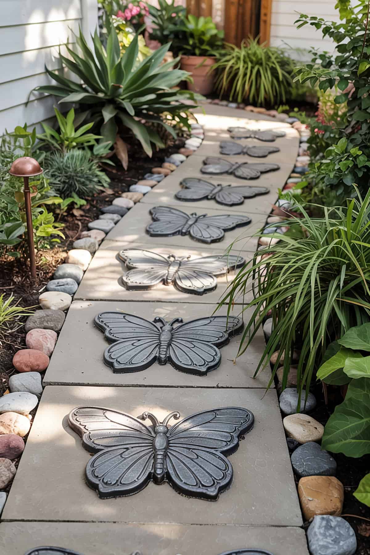 Butterfly Shaped Stepping Stones