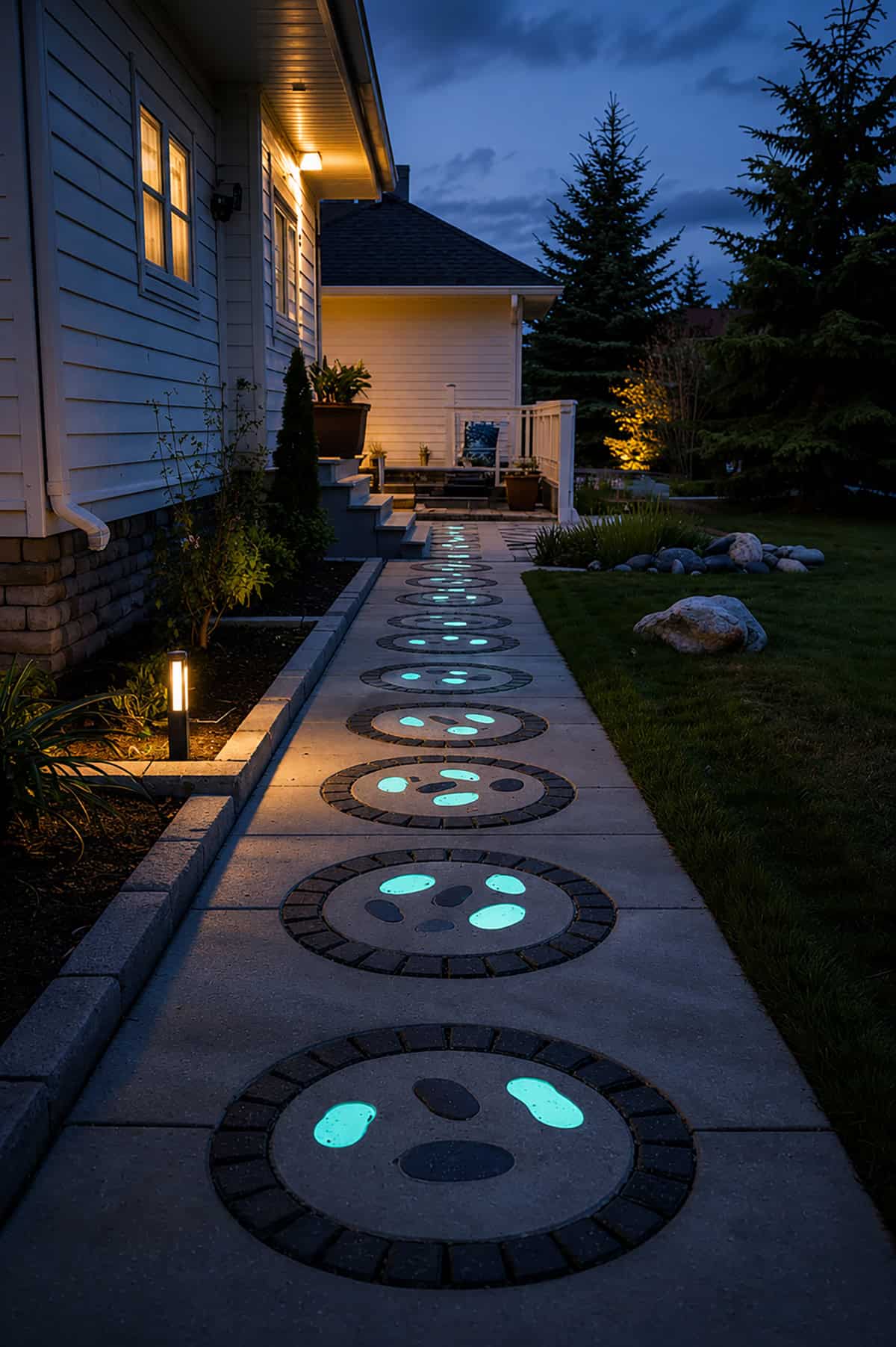 Glow In The Dark Path Stones
