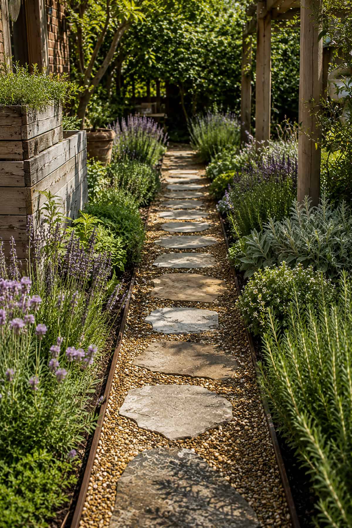 Herb Lined Path
