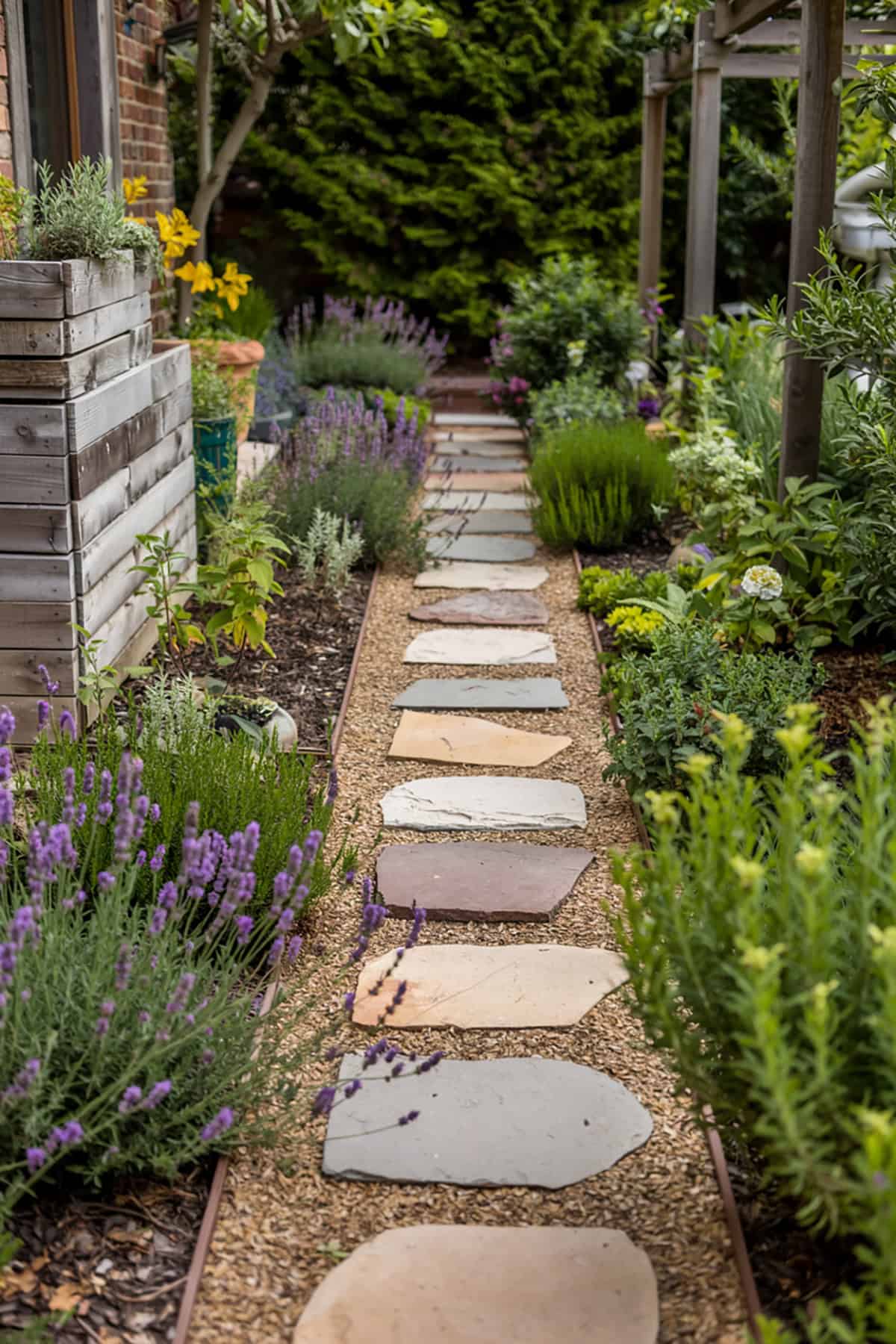 Herb Lined Path