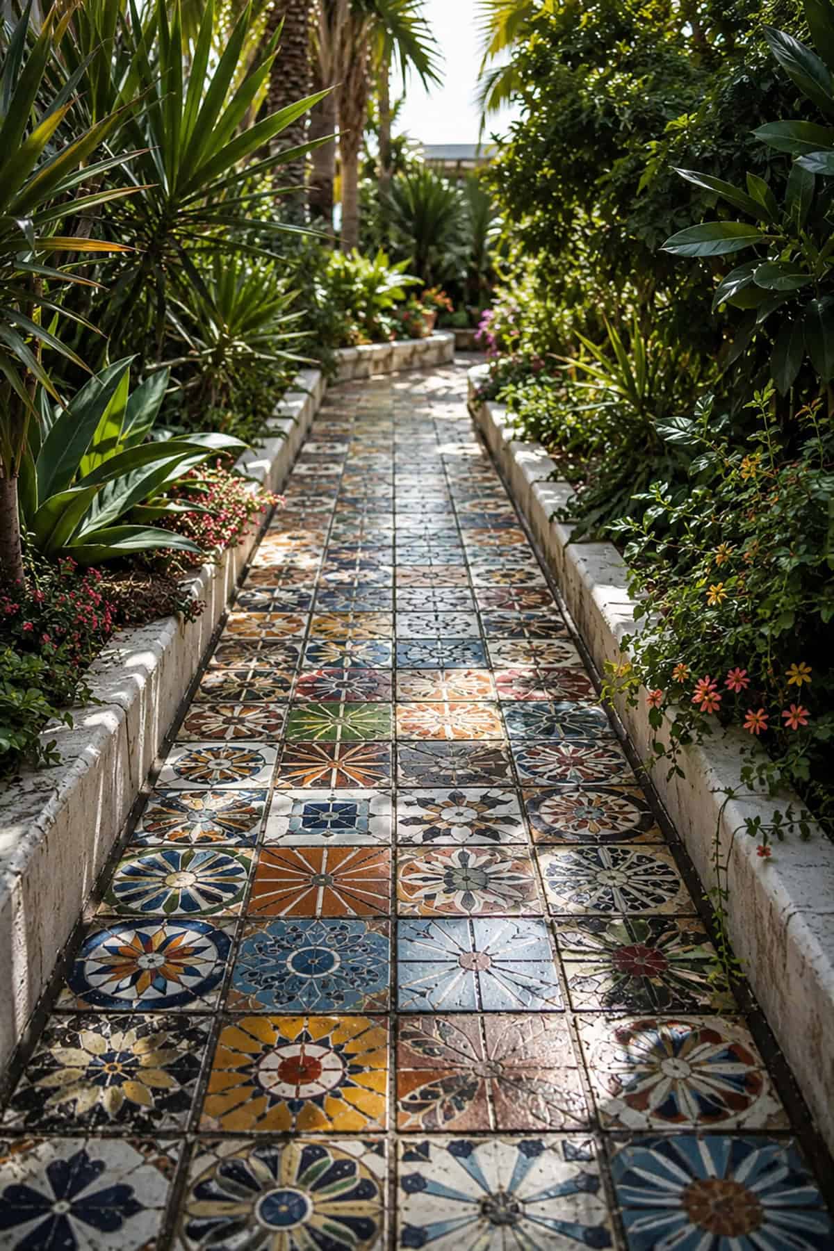 Mosaic Tile Path