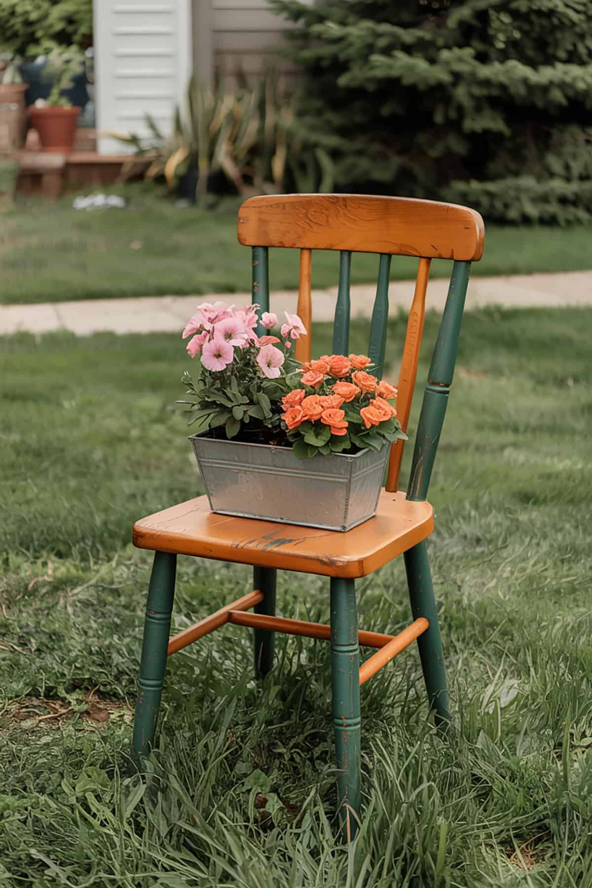 Vintage Chair Planter