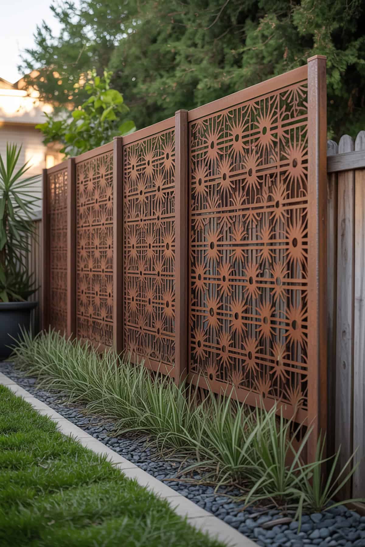 Decorative Metal Privacy Screens