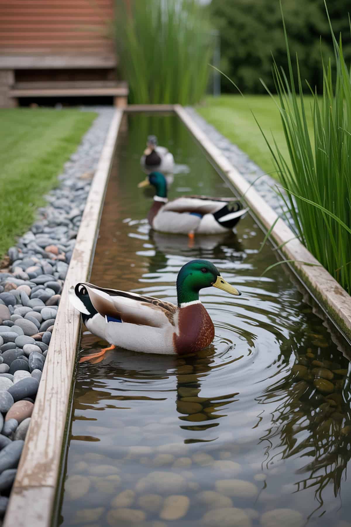 Duck Pond with Stream Channel