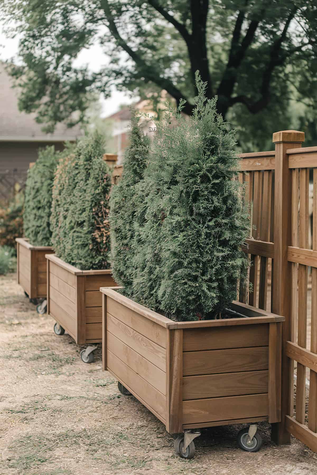 Hedge on Wheels (Movable Planters)