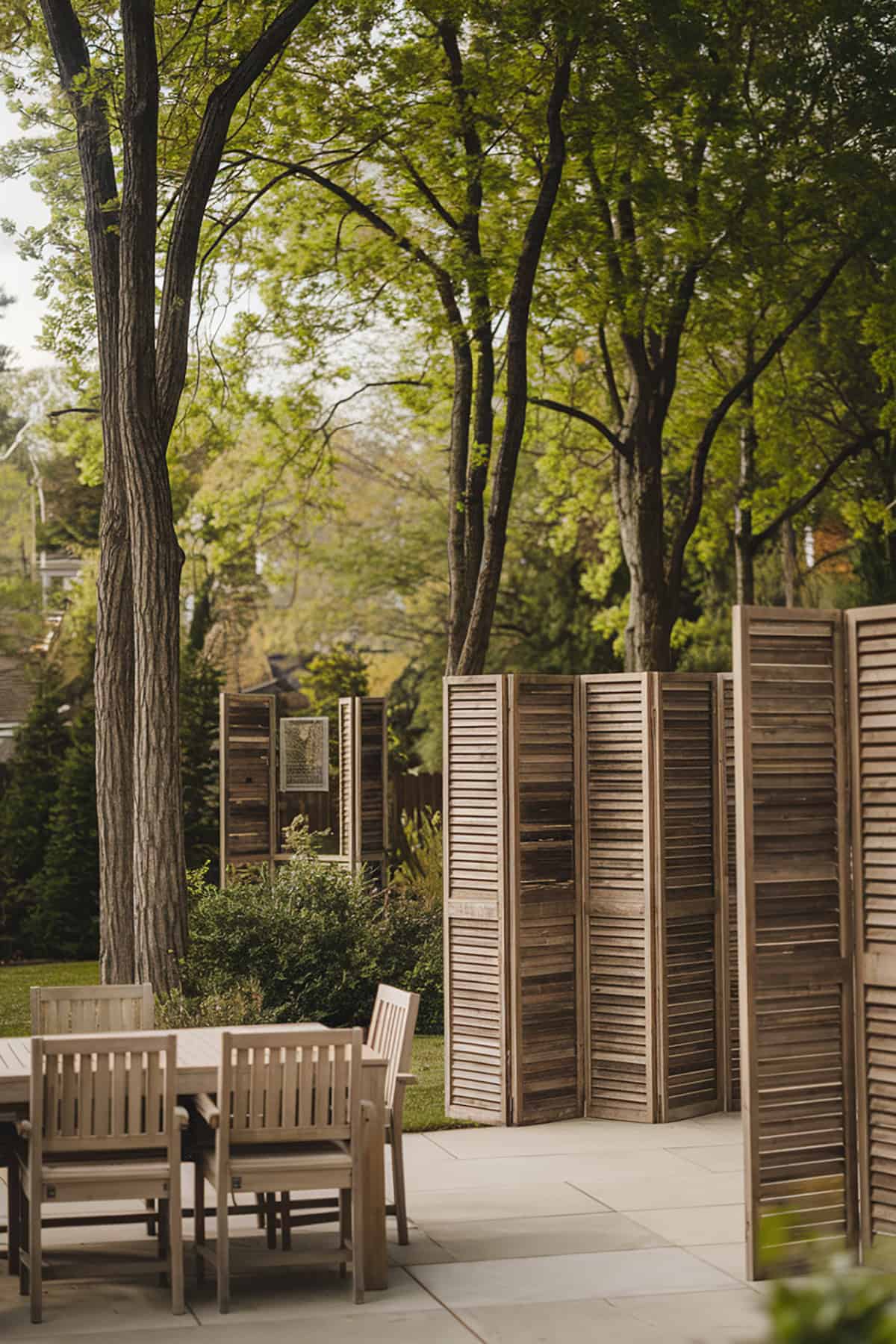 Outdoor Folding Privacy Panels