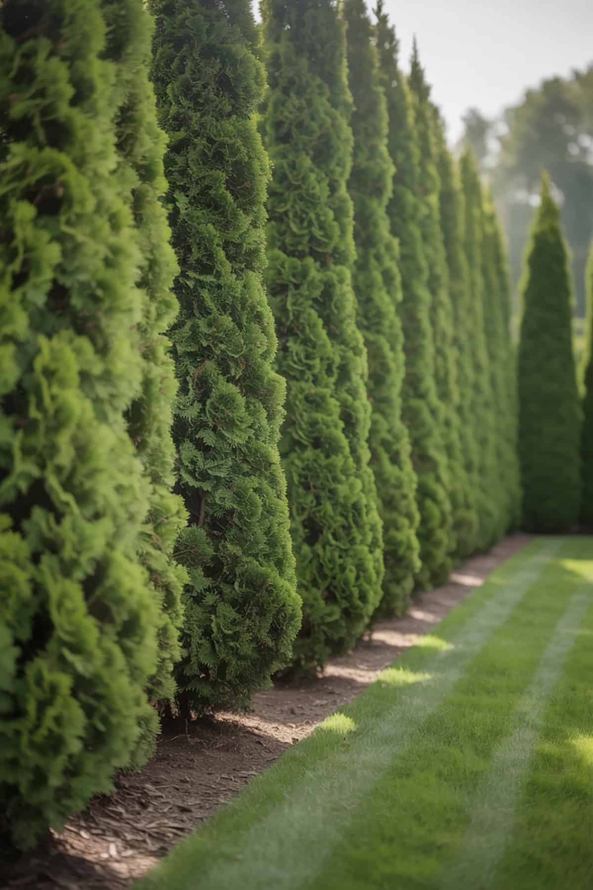 Tall Hedges for Natural Seclusion