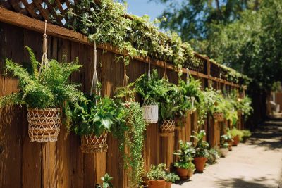 Boho Garden Fence Ideas