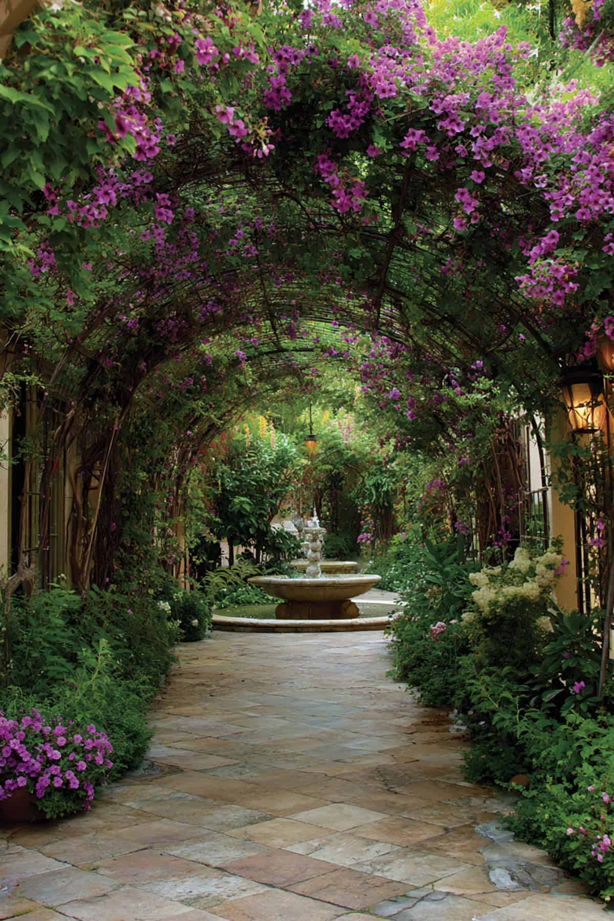 Flower Tunnel Walkway