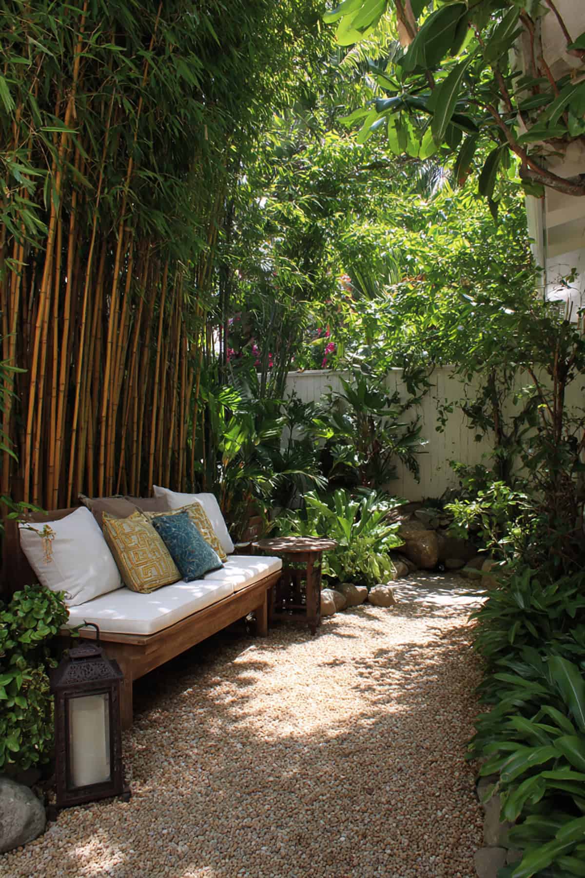 Hidden Nook Behind a Curtain of Bamboo