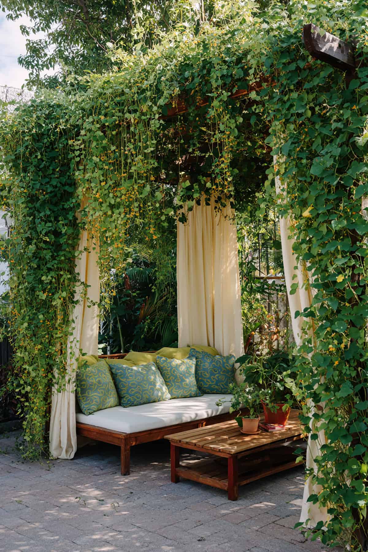 Living Curtain with Vines