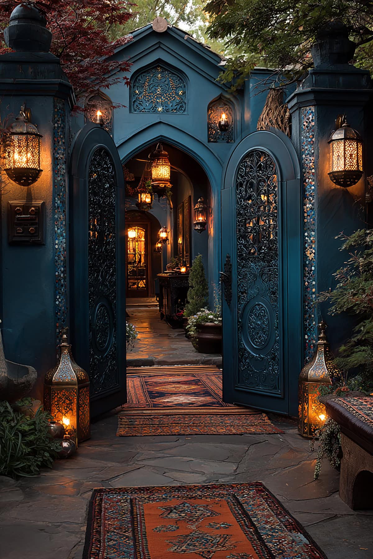 Moroccan Inspired Metal Gate