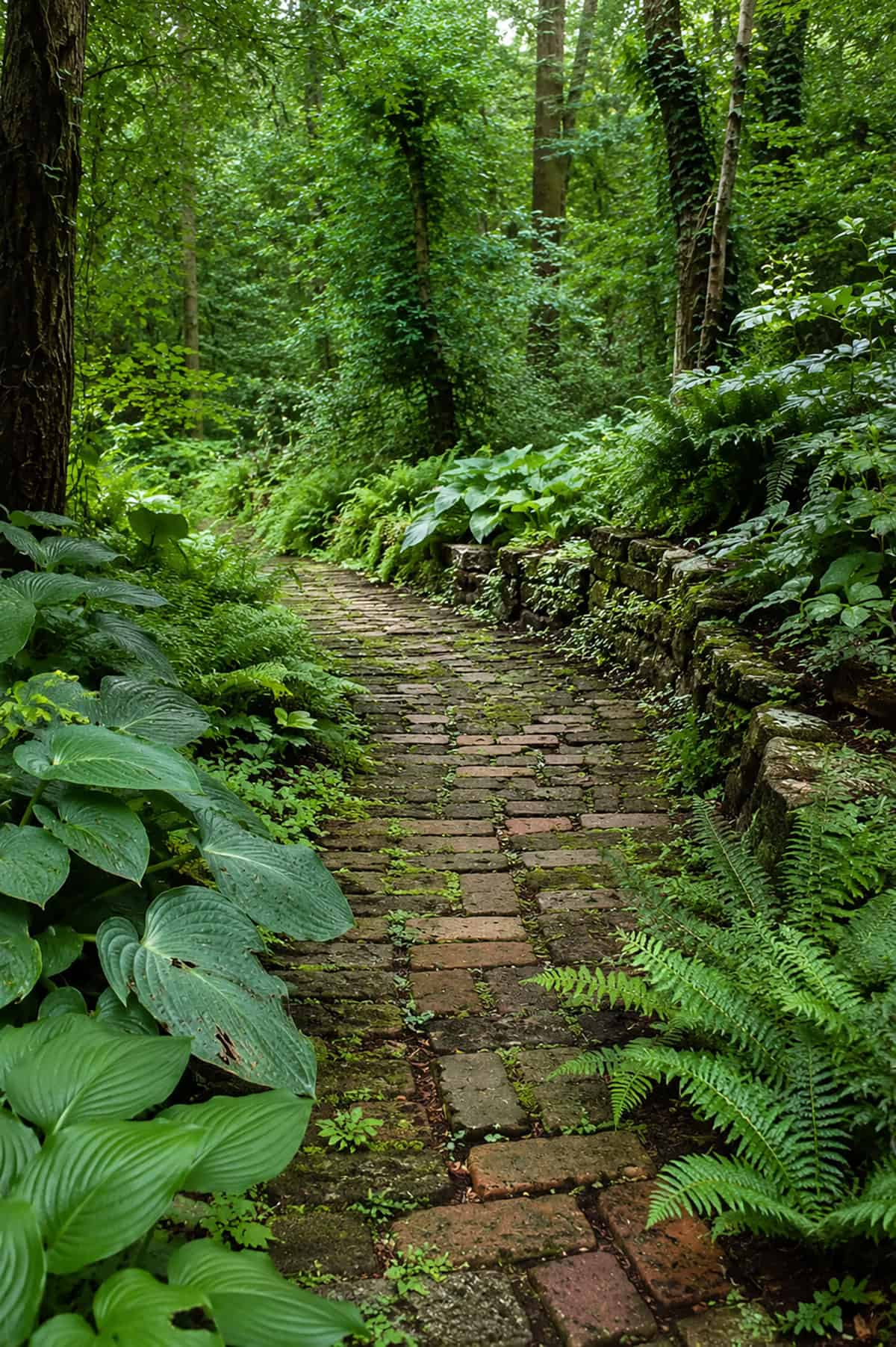 Mossy Stone Path To Nowhere