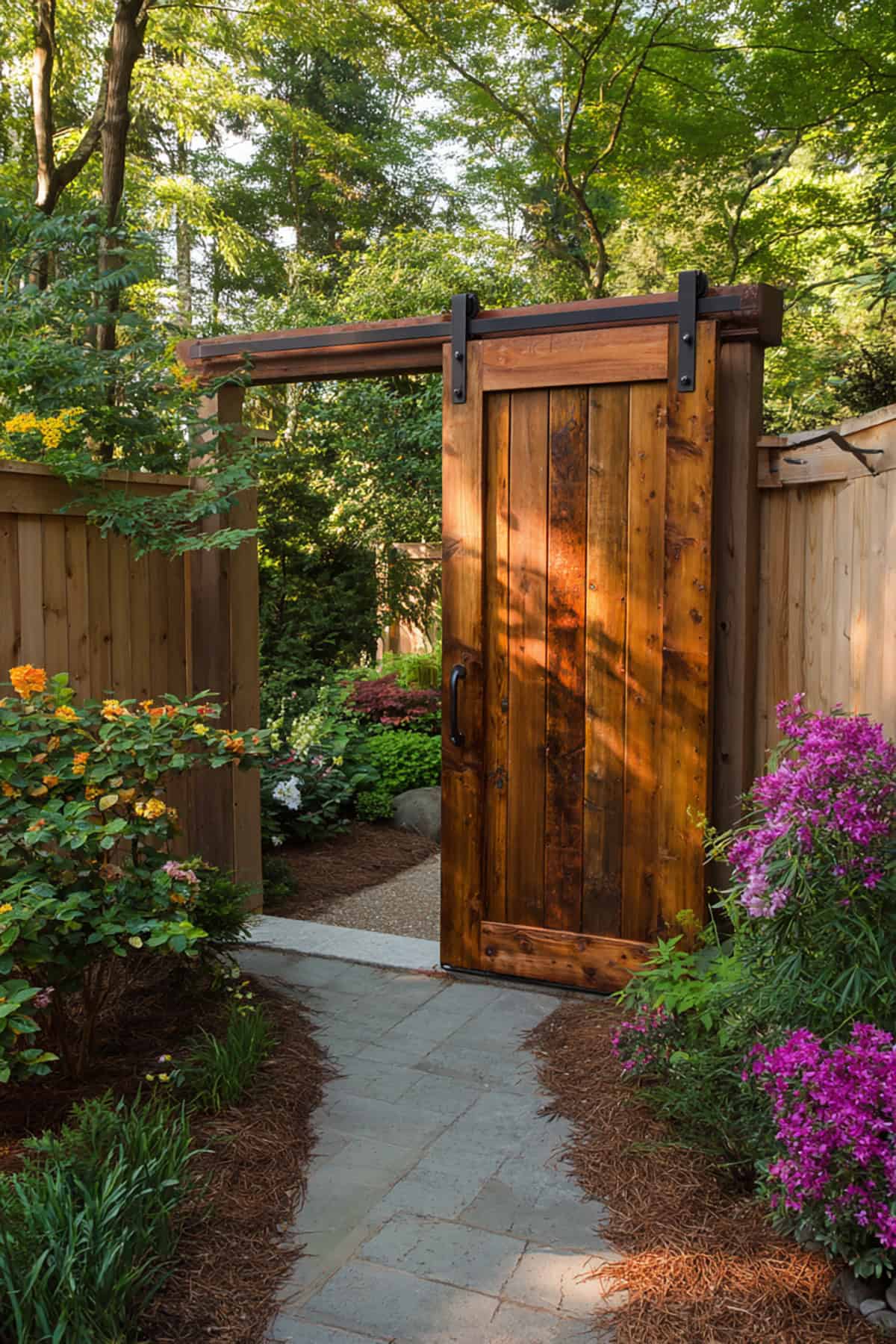 Sliding Fence Door Hideaway