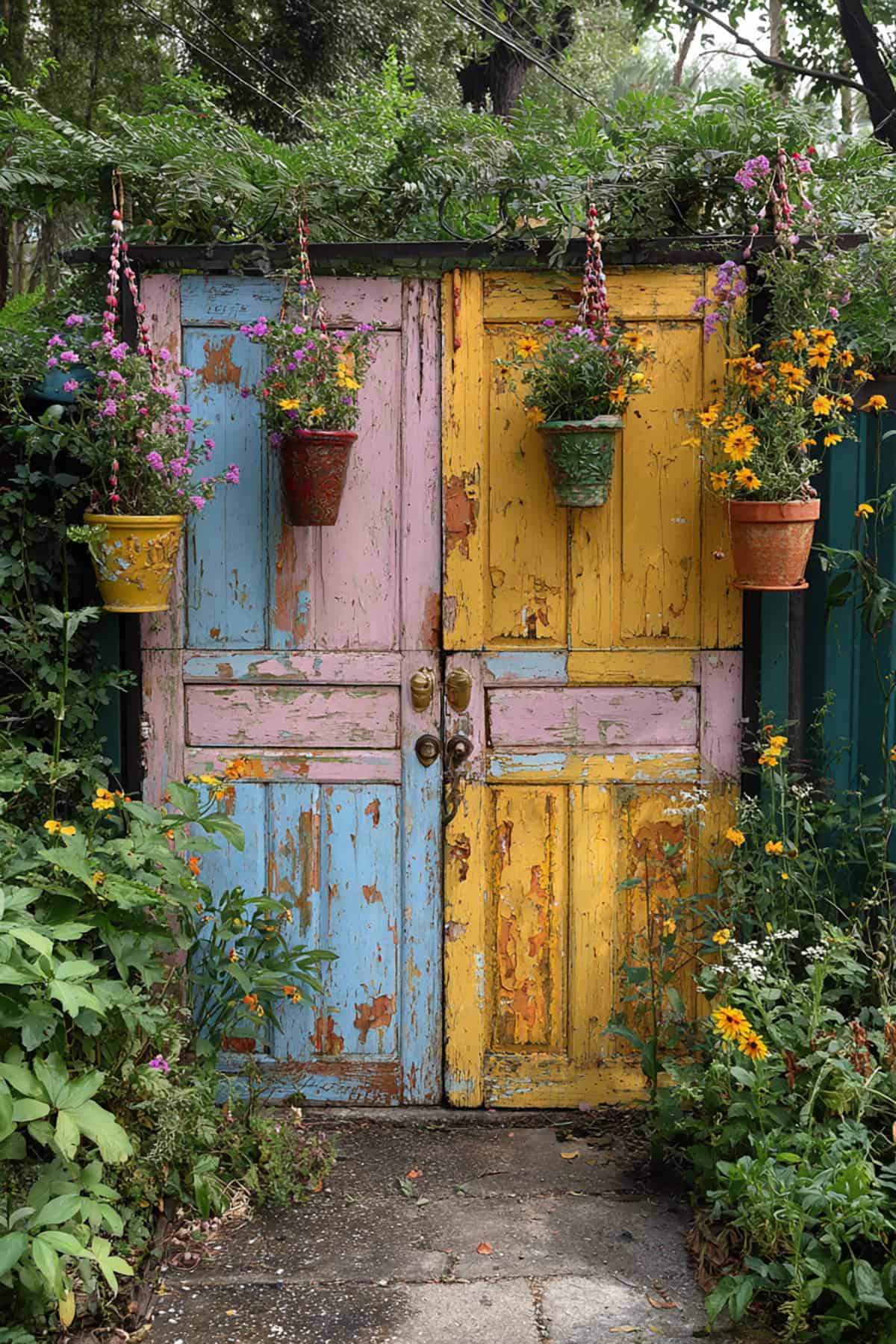 Upcycled Shutter Garden Gate