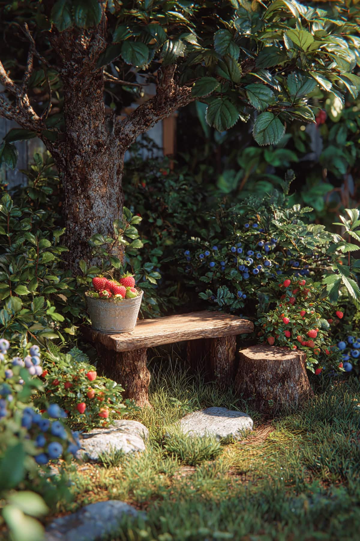 Backyard Pick And Sit Nook