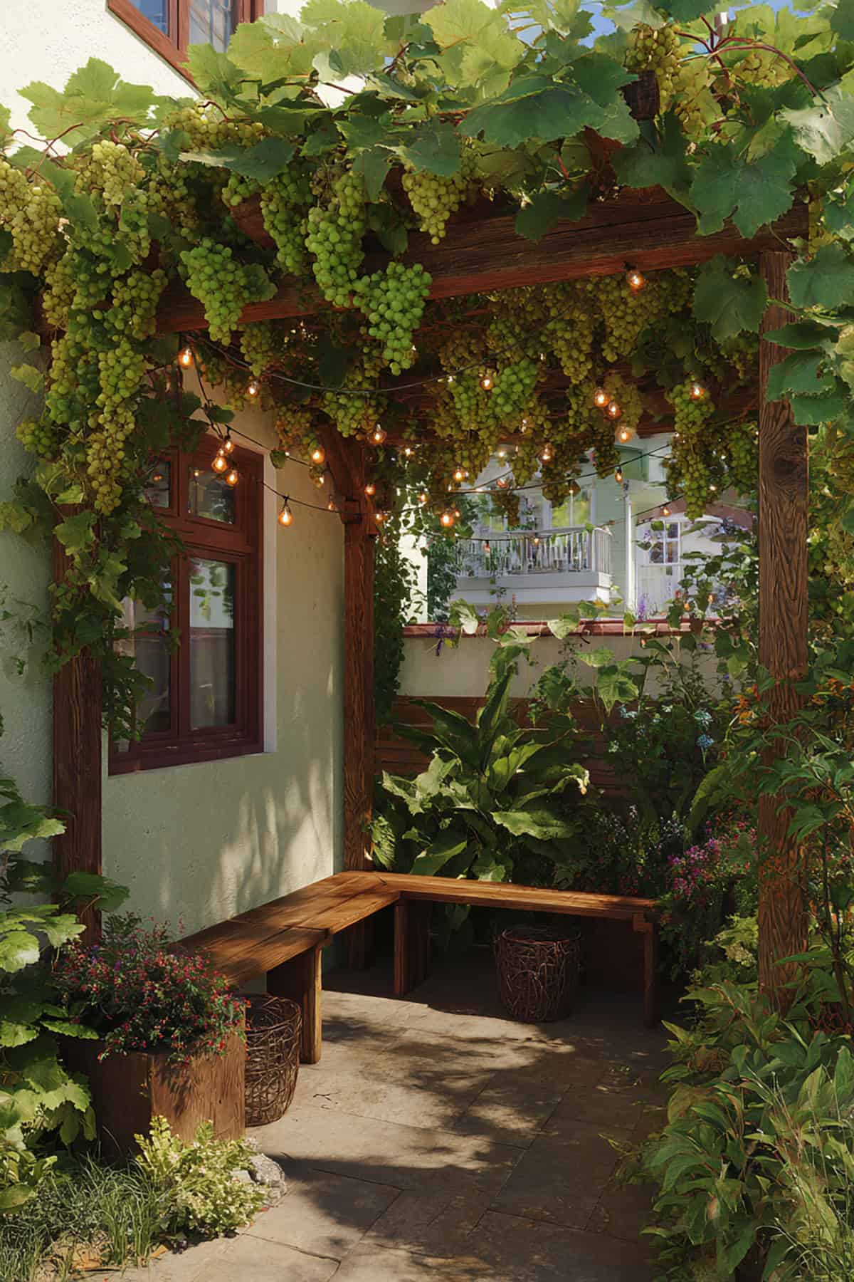 Pergola Fruit Shade Corner