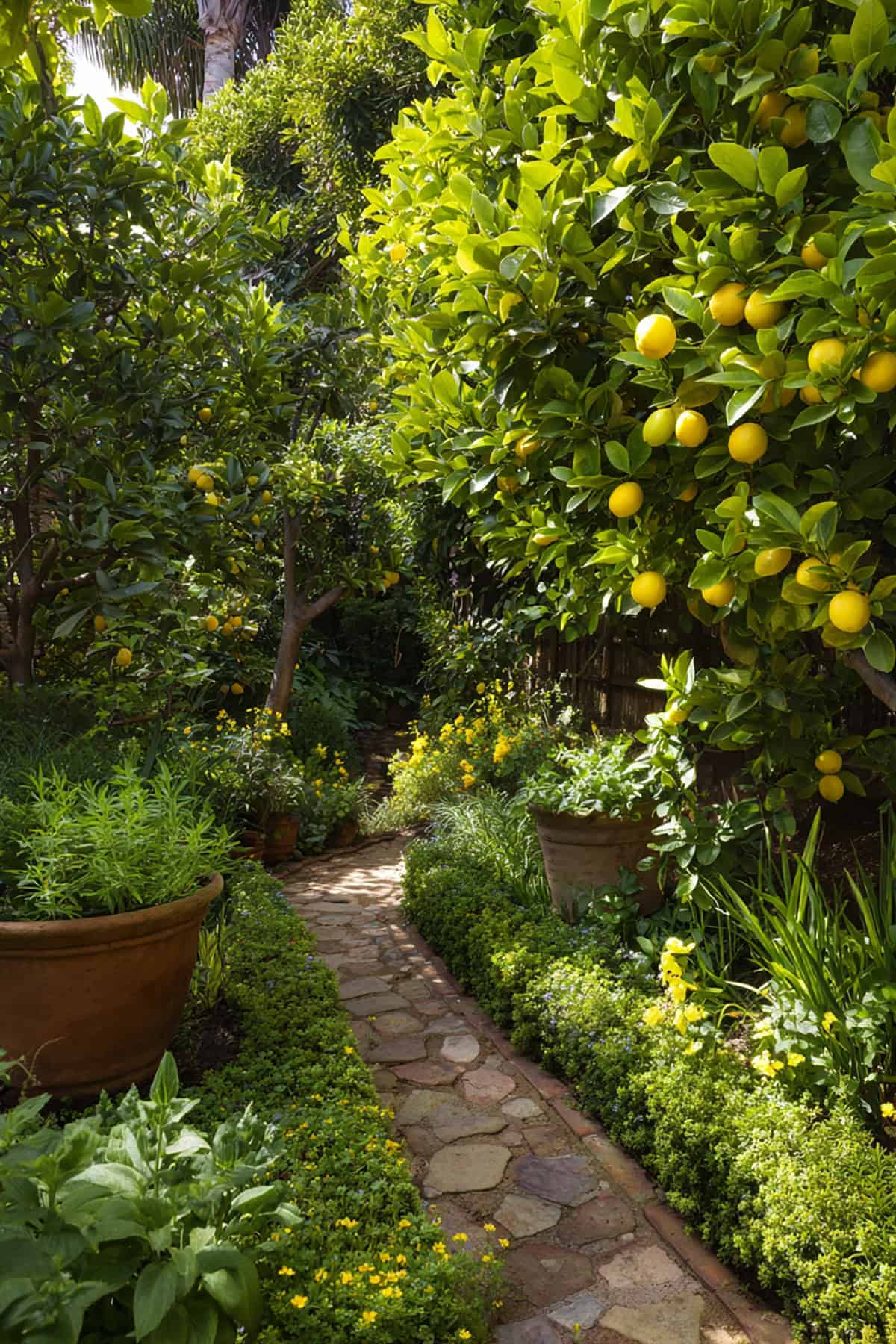 Tea Garden Strip Under Citrus