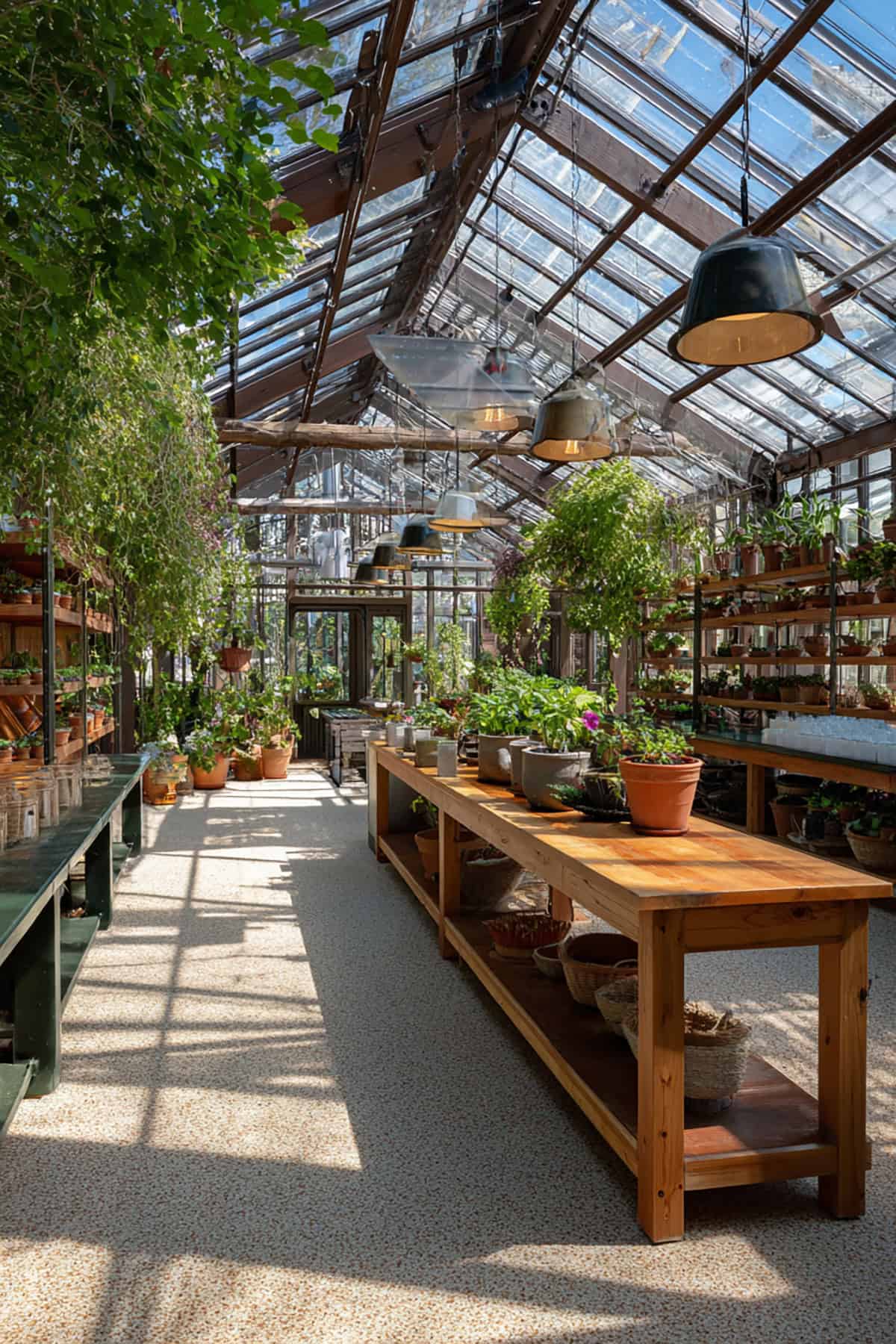 Long Center Island Bench Layout