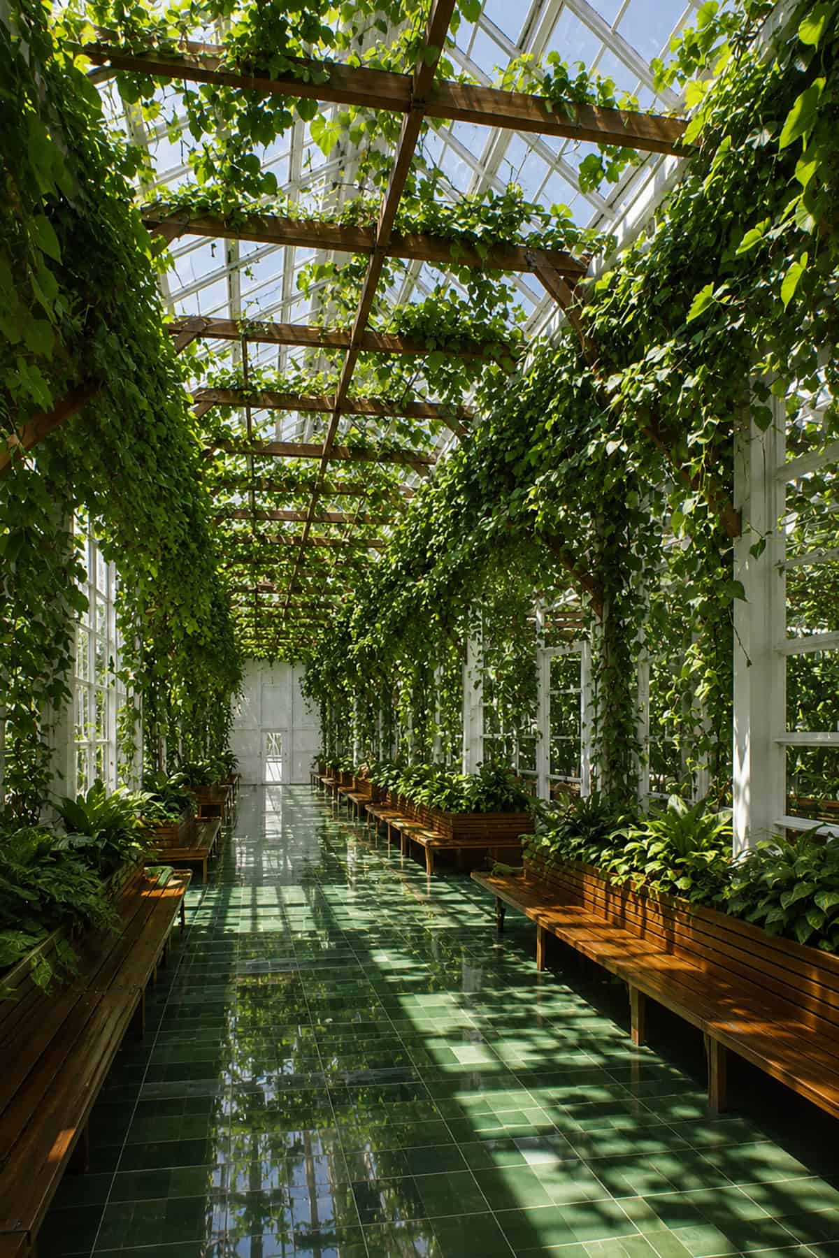 Trellis Ceiling Vine