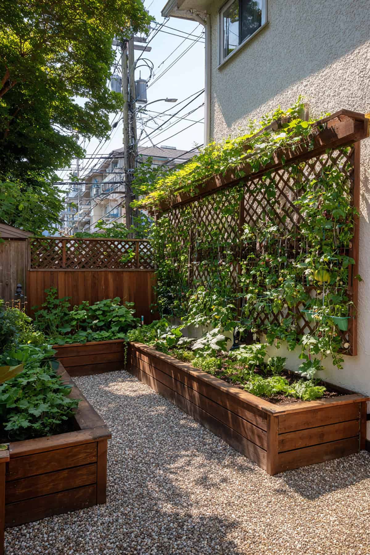 U Shaped Raised Beds With Access Aisles