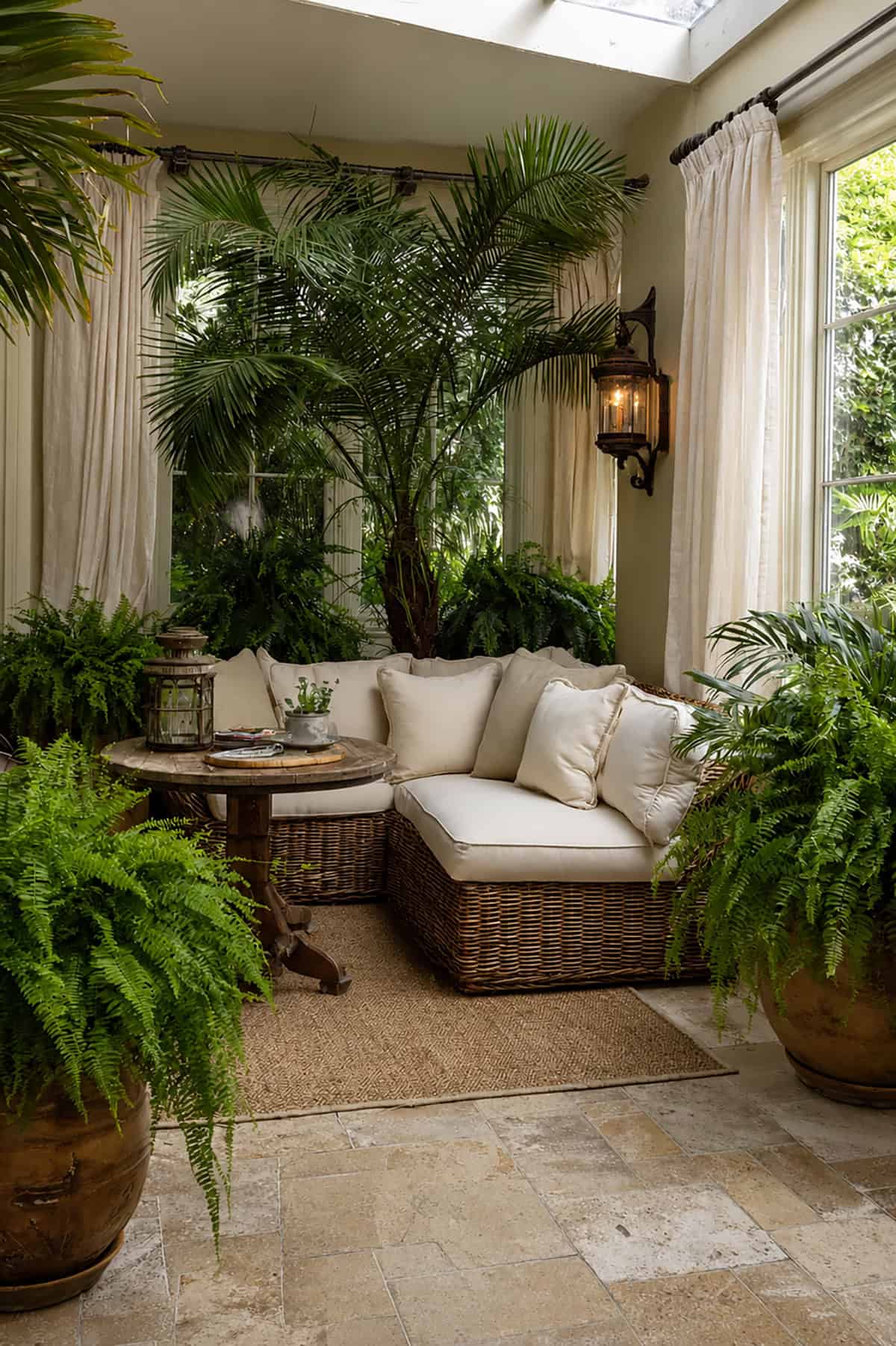 Wicker Seating Conservatory Corner