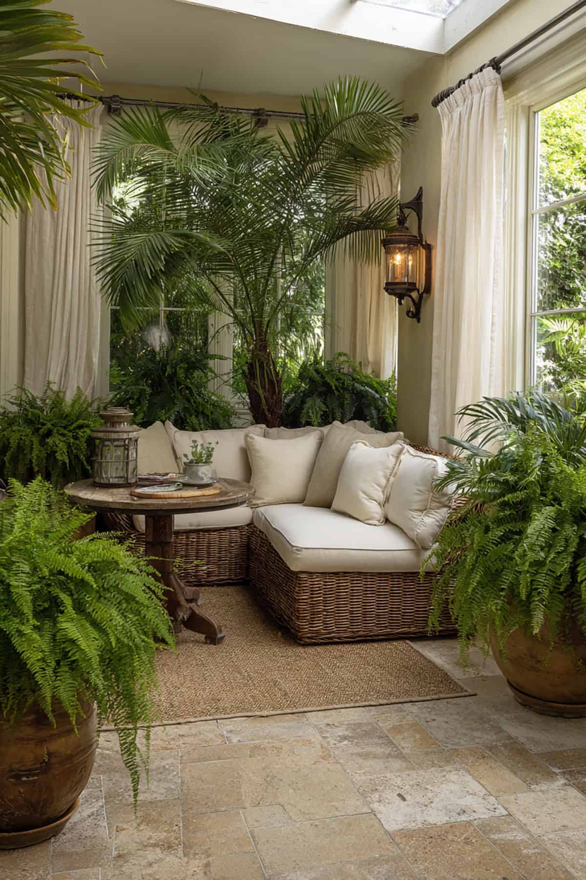 Wicker Seating Conservatory Corner