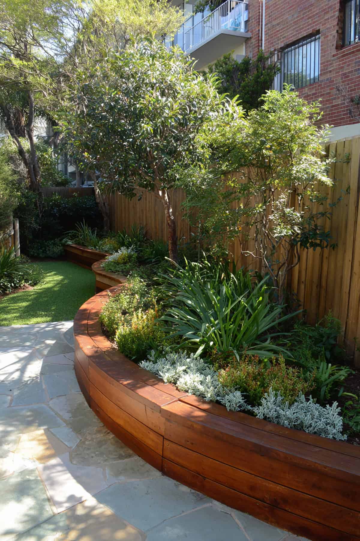 Curved Corner Planter to Fit Awkward Space