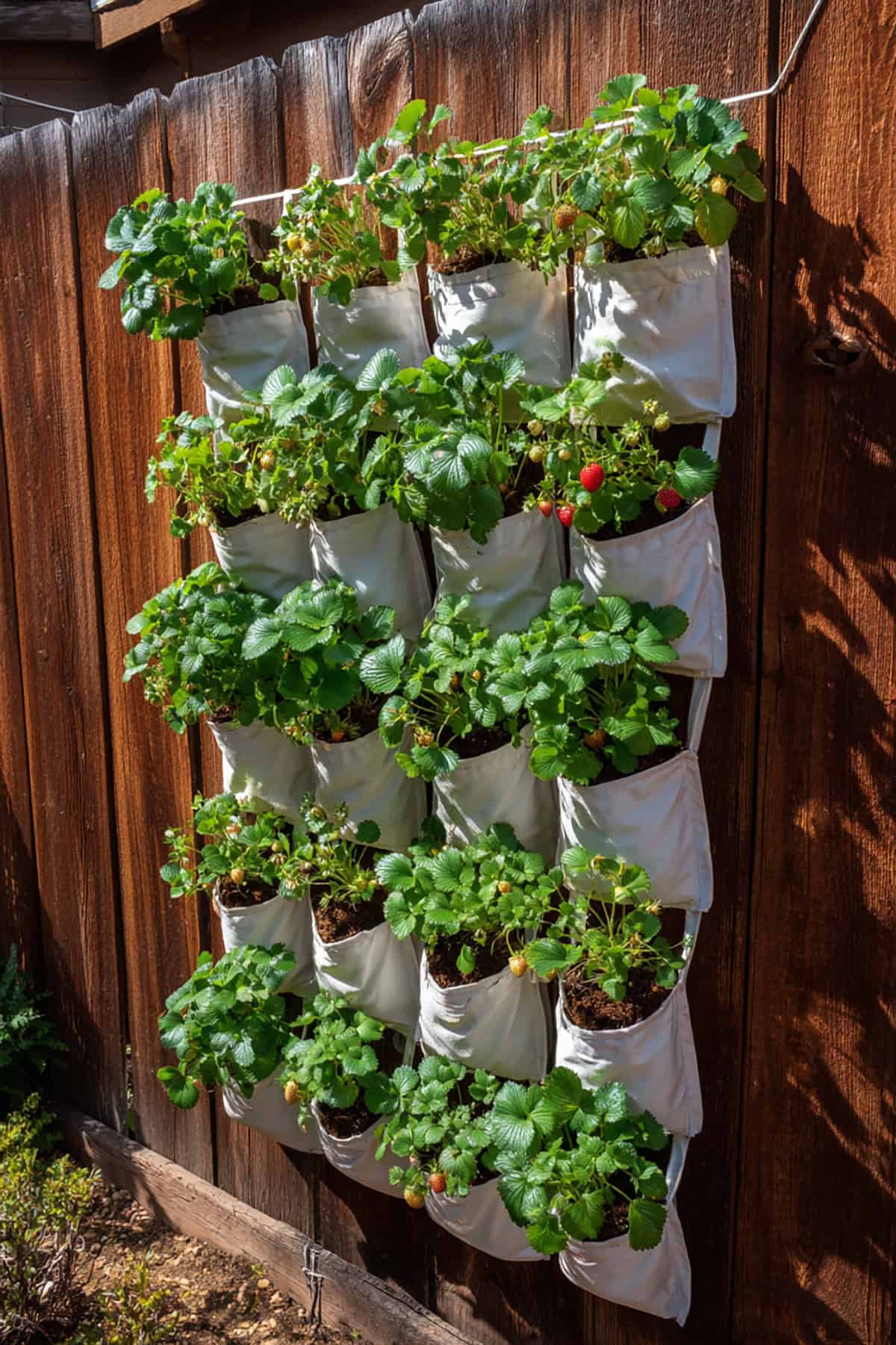 Strawberry Shoe Organizer Vertical Planter