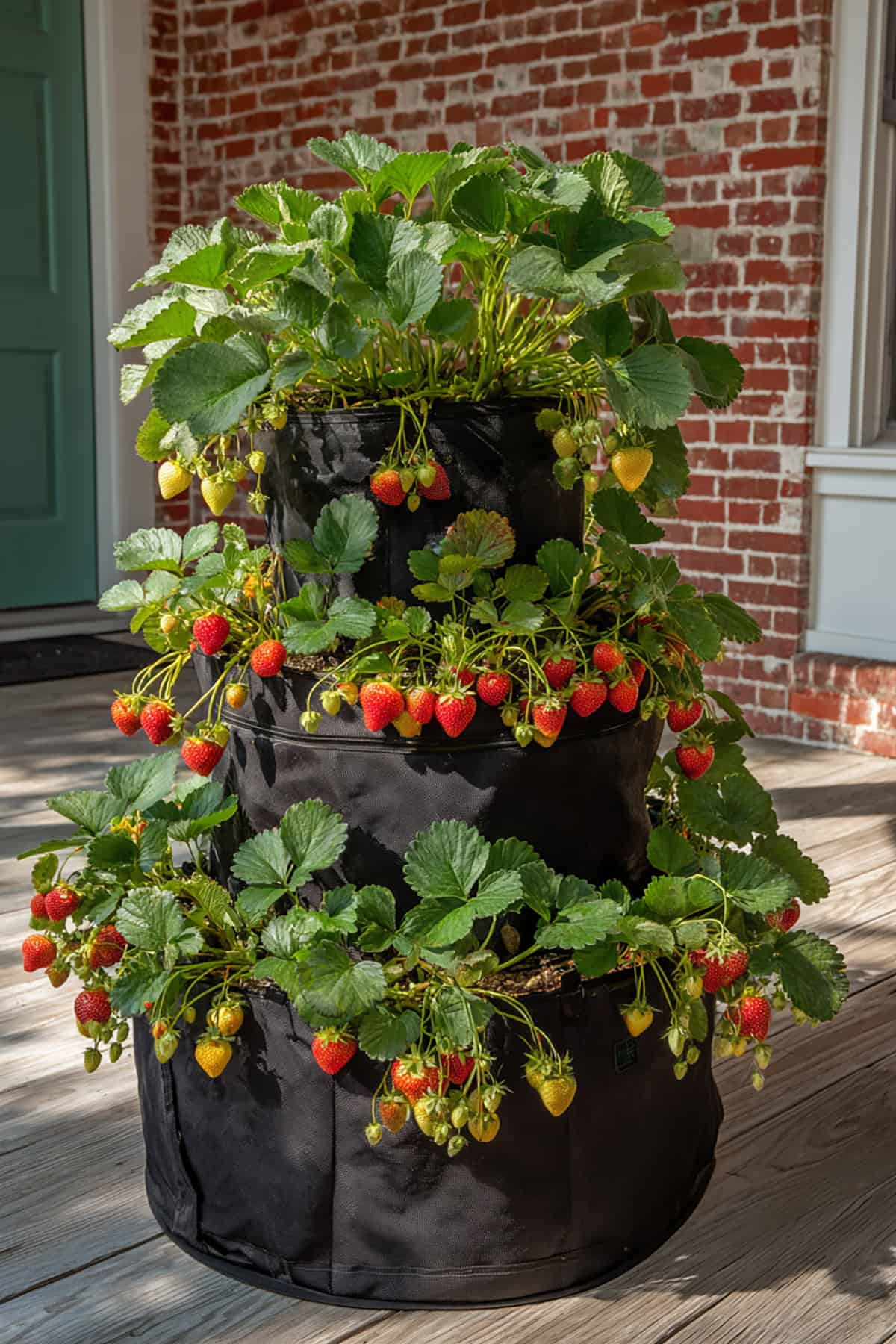 Tiered Fabric Grow Bag Strawberry Tower