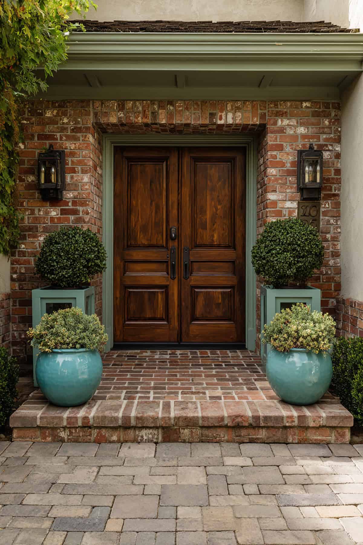 Matching Front Door Planters