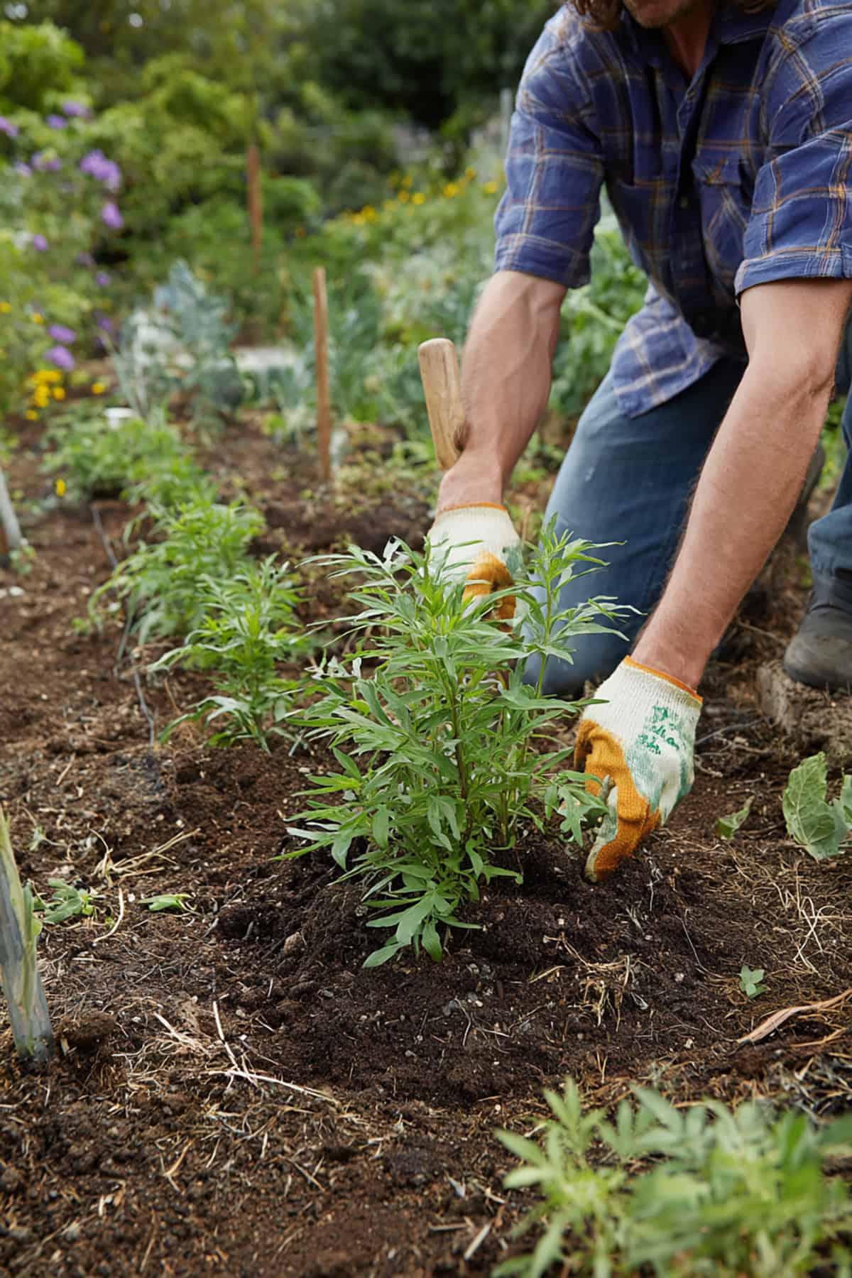 Weed And Clear Garden Beds