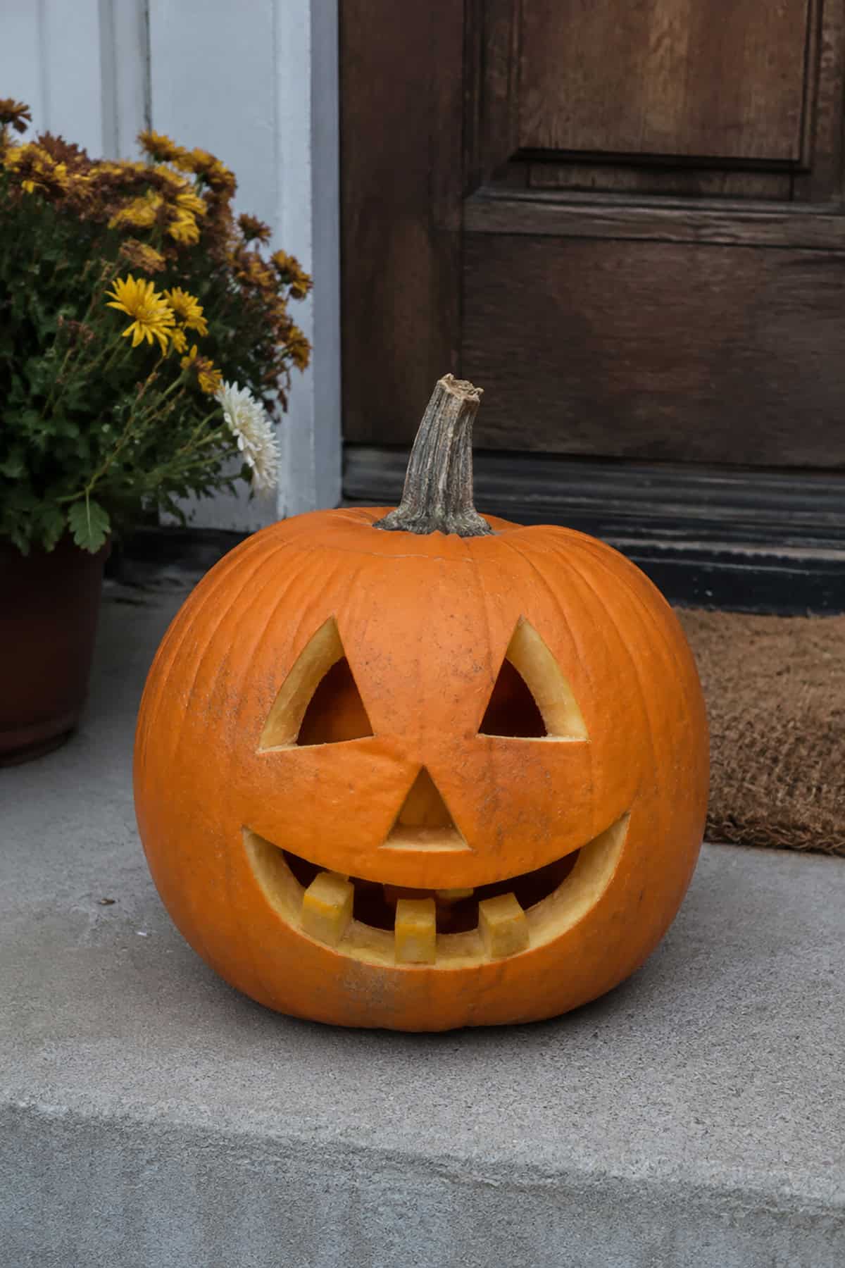 Classic Grinning Jack O’ Lantern