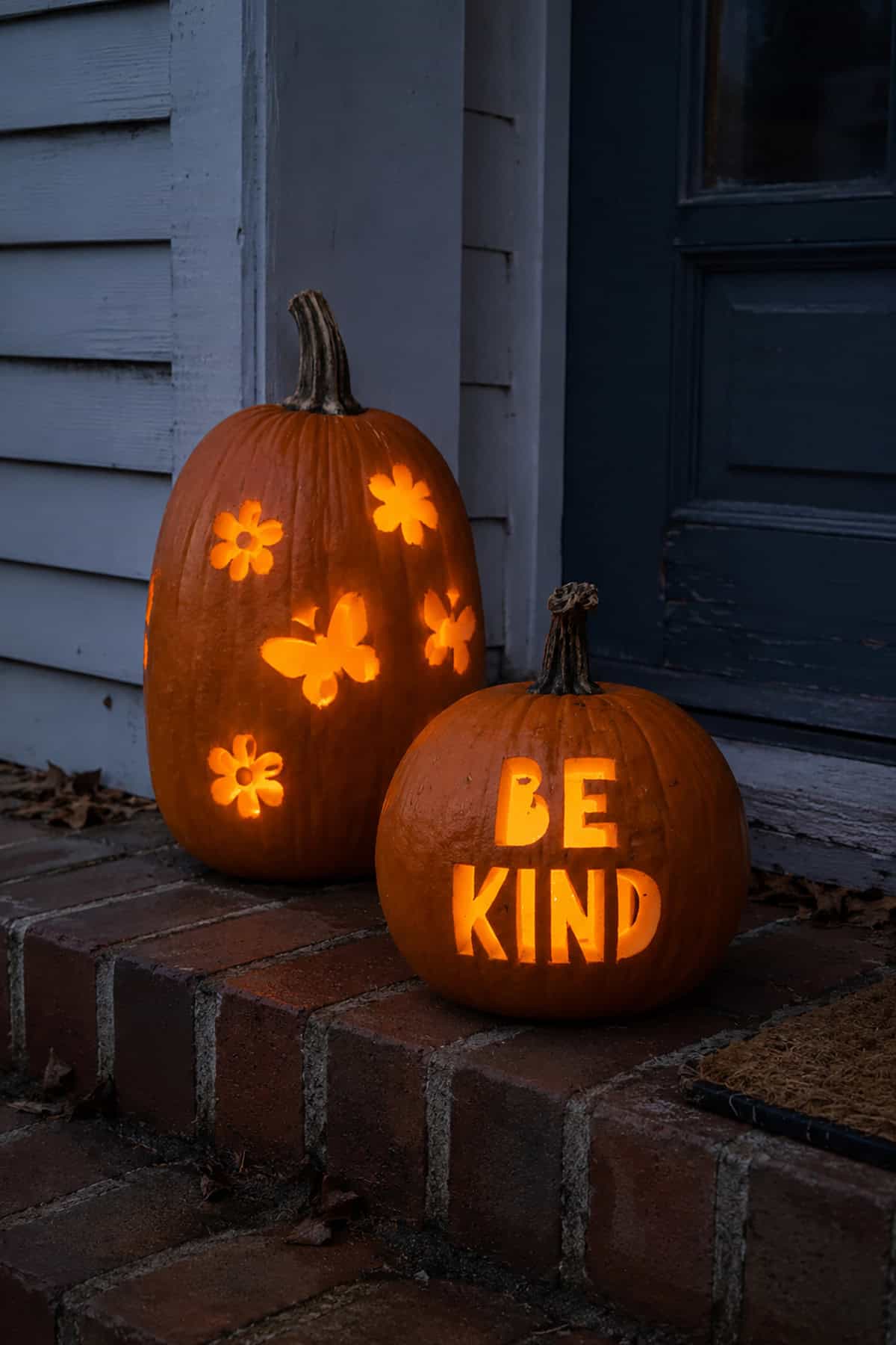 Kindness Message Pumpkin Carving