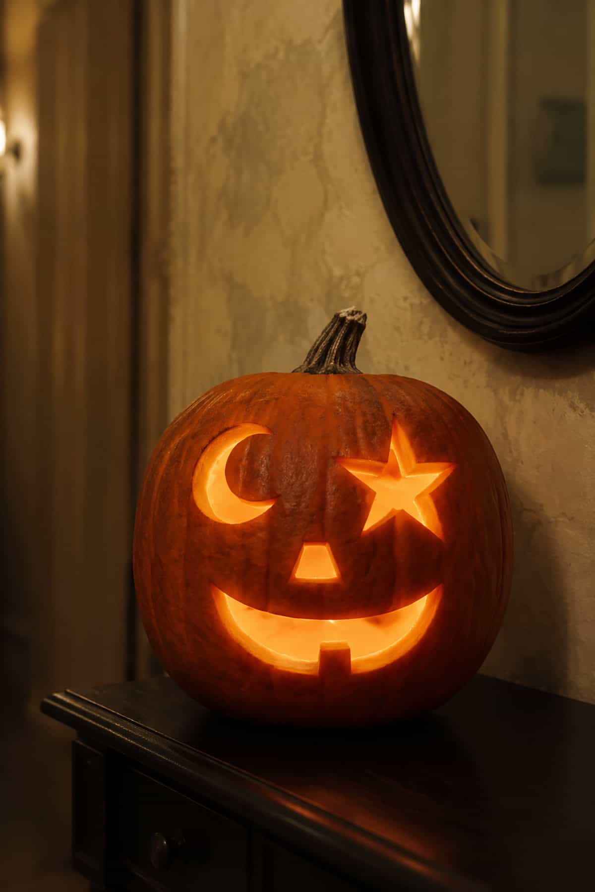 Moon And Star Jack O’ Lantern