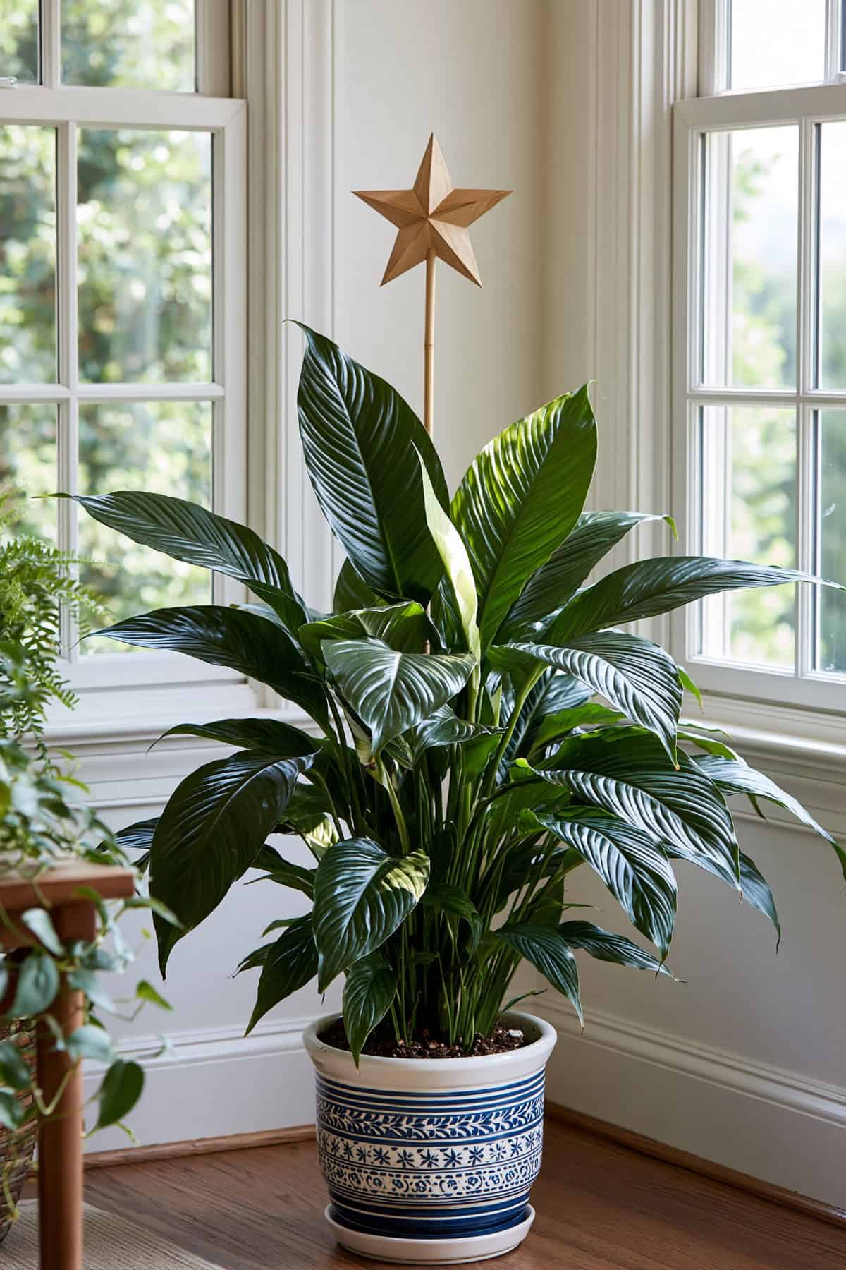 Add Mini Stars to Plant Stakes